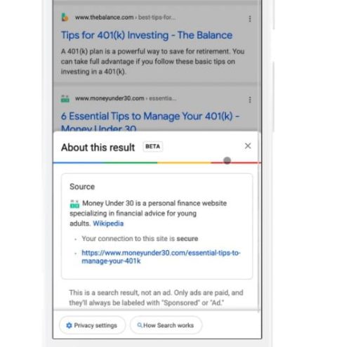 esempio google